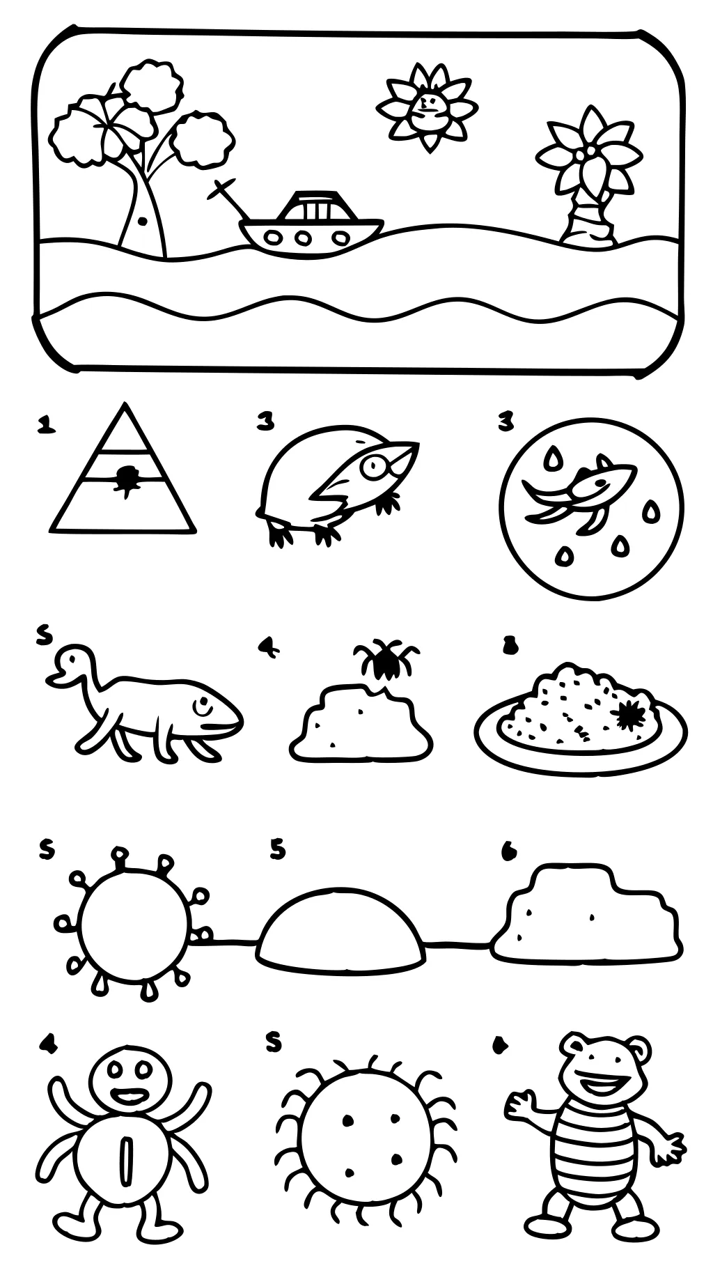 10 plagues coloring pages